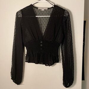 HYFVE HYFVE HYFVE black blouse